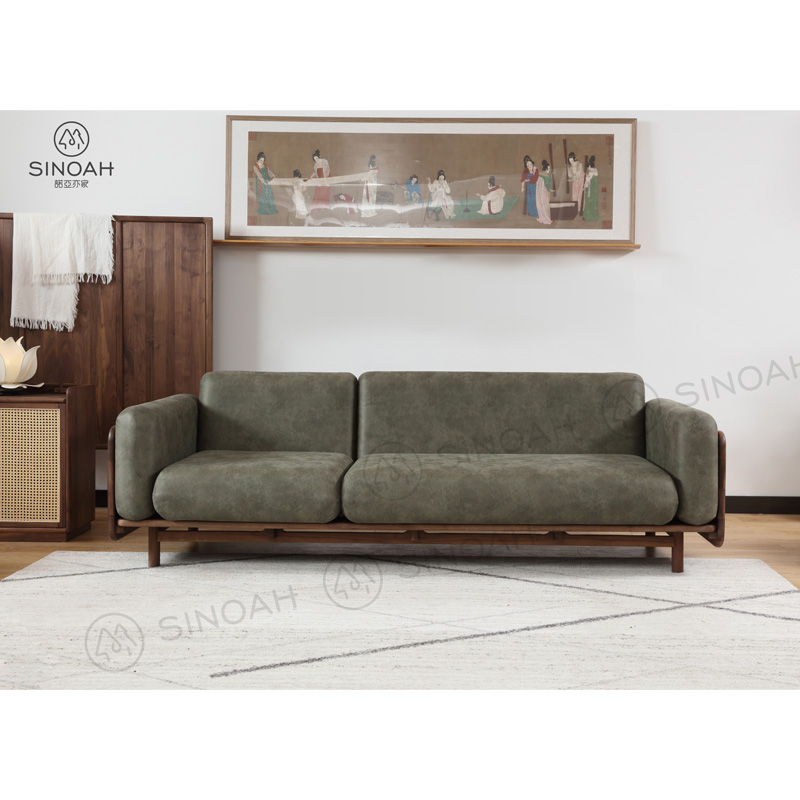 Walnut Designer Range Soffa